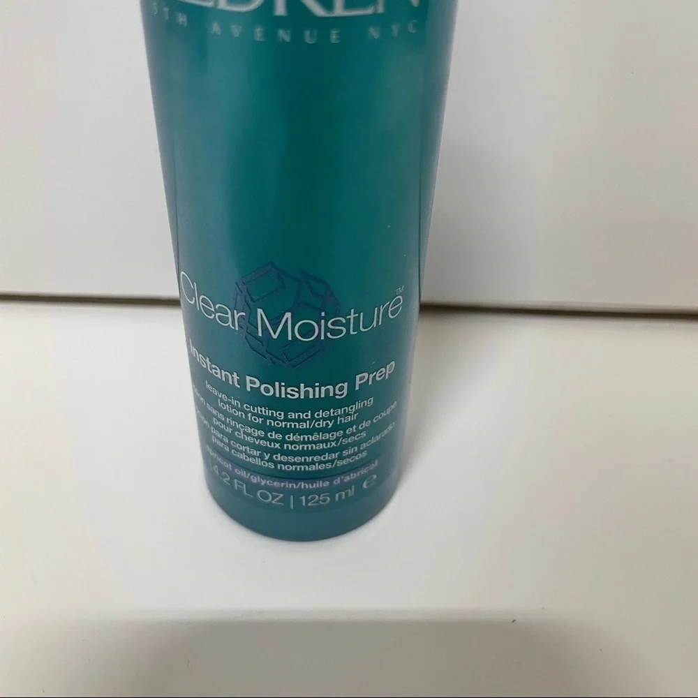 Redken Clear Moisture Leave in Instant Polishing Prep Cutting and Detangling HTF